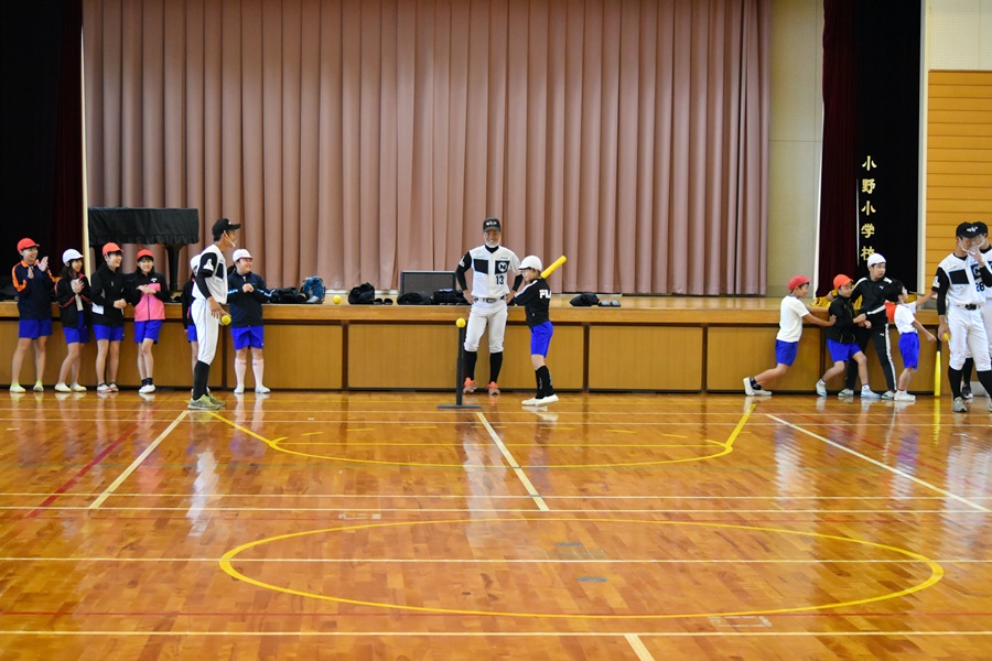 令和2年度第3回豊岡市主催「少年野球教室」