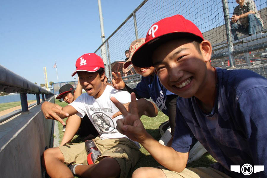 地元日本人の子供たちも試合観戦を楽しみました