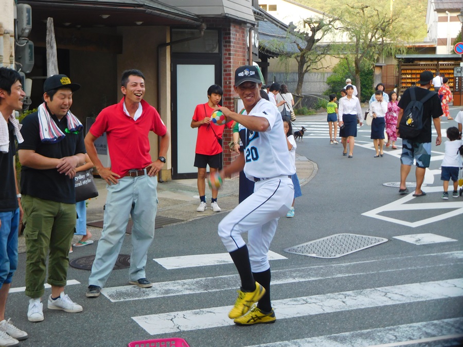 Nomoベースボールクラブ トピックス 城崎温泉ふるさと祭り に参加しました